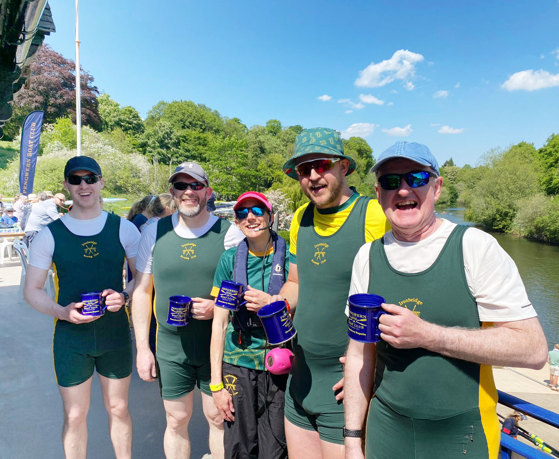Shrewsbury Regatta Ironbridge Men Masters C Coxed Four