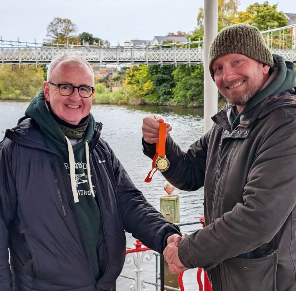 Dee Autumn Head 2025 Paul with Captain and Coach Stew