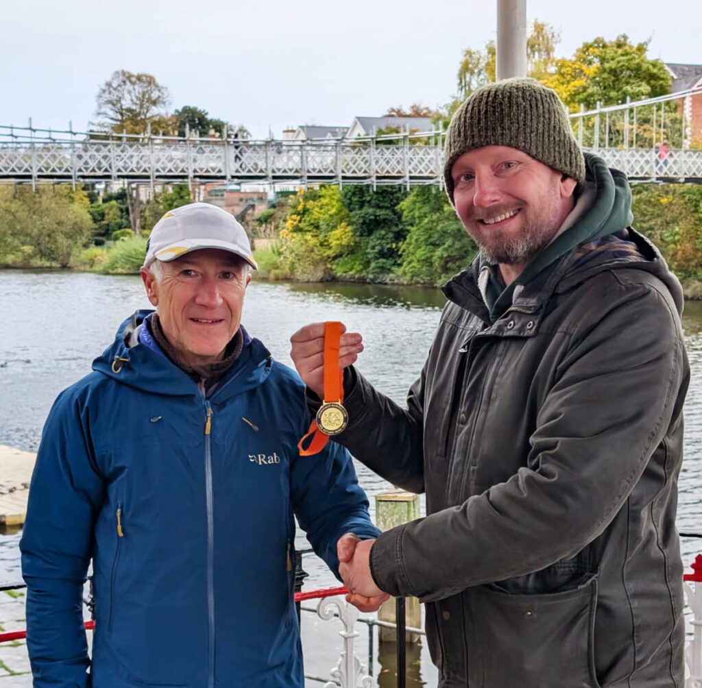 Dee autumn head 2025 Rob with Captain and Coach Stew